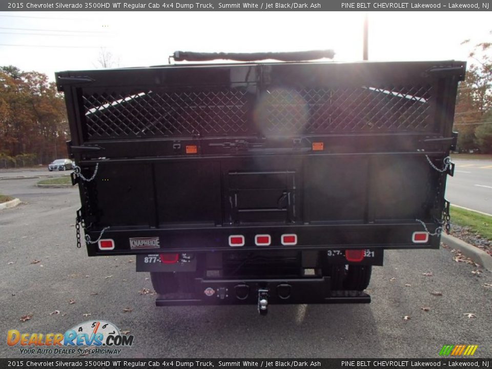 2015 Chevrolet Silverado 3500HD WT Regular Cab 4x4 Dump Truck Summit White / Jet Black/Dark Ash Photo #5