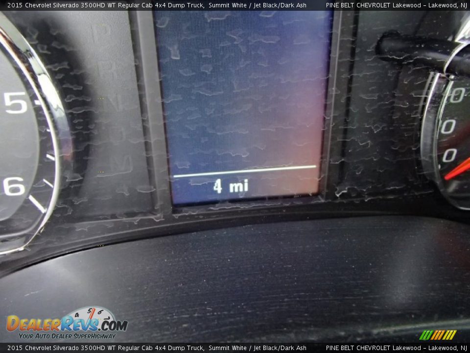 2015 Chevrolet Silverado 3500HD WT Regular Cab 4x4 Dump Truck Summit White / Jet Black/Dark Ash Photo #9