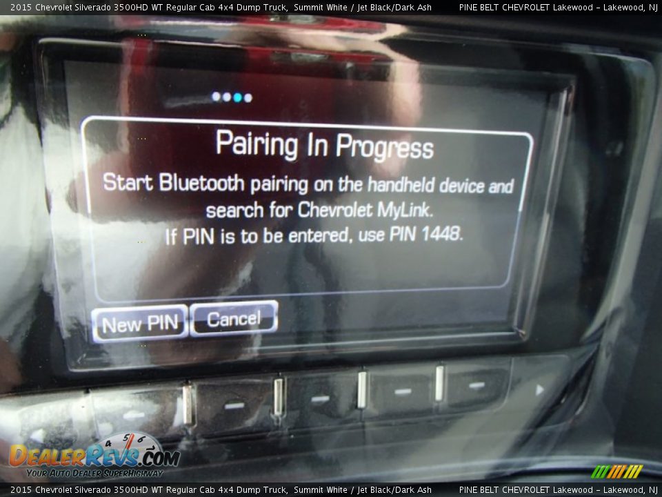 2015 Chevrolet Silverado 3500HD WT Regular Cab 4x4 Dump Truck Summit White / Jet Black/Dark Ash Photo #11