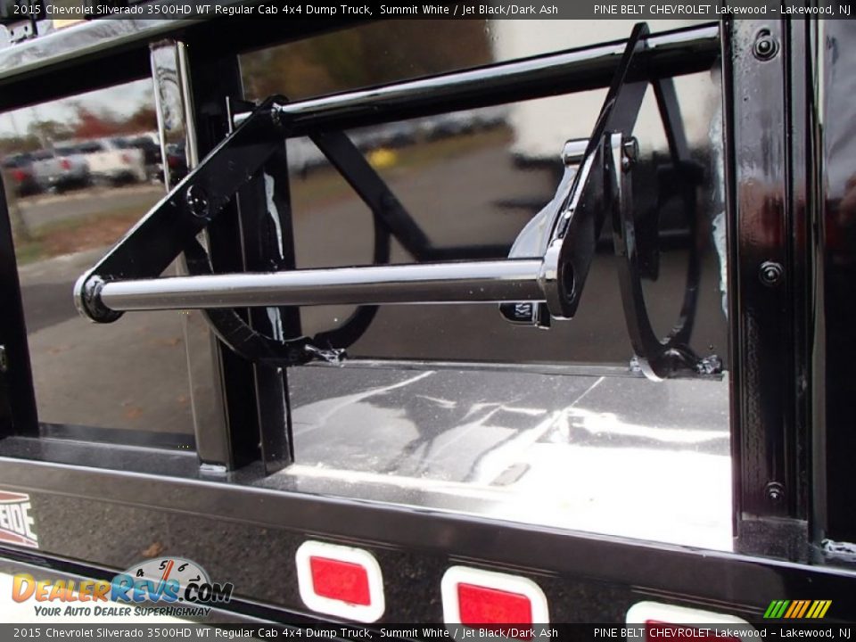 2015 Chevrolet Silverado 3500HD WT Regular Cab 4x4 Dump Truck Summit White / Jet Black/Dark Ash Photo #13