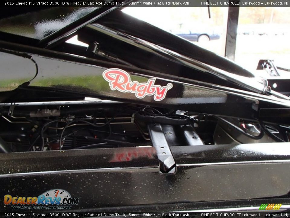 2015 Chevrolet Silverado 3500HD WT Regular Cab 4x4 Dump Truck Summit White / Jet Black/Dark Ash Photo #15