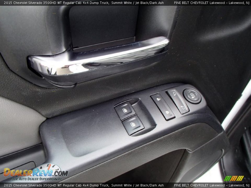 2015 Chevrolet Silverado 3500HD WT Regular Cab 4x4 Dump Truck Summit White / Jet Black/Dark Ash Photo #18