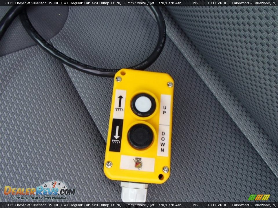 2015 Chevrolet Silverado 3500HD WT Regular Cab 4x4 Dump Truck Summit White / Jet Black/Dark Ash Photo #19