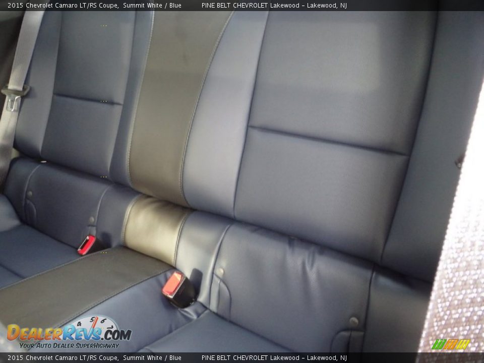 2015 Chevrolet Camaro LT/RS Coupe Summit White / Blue Photo #4