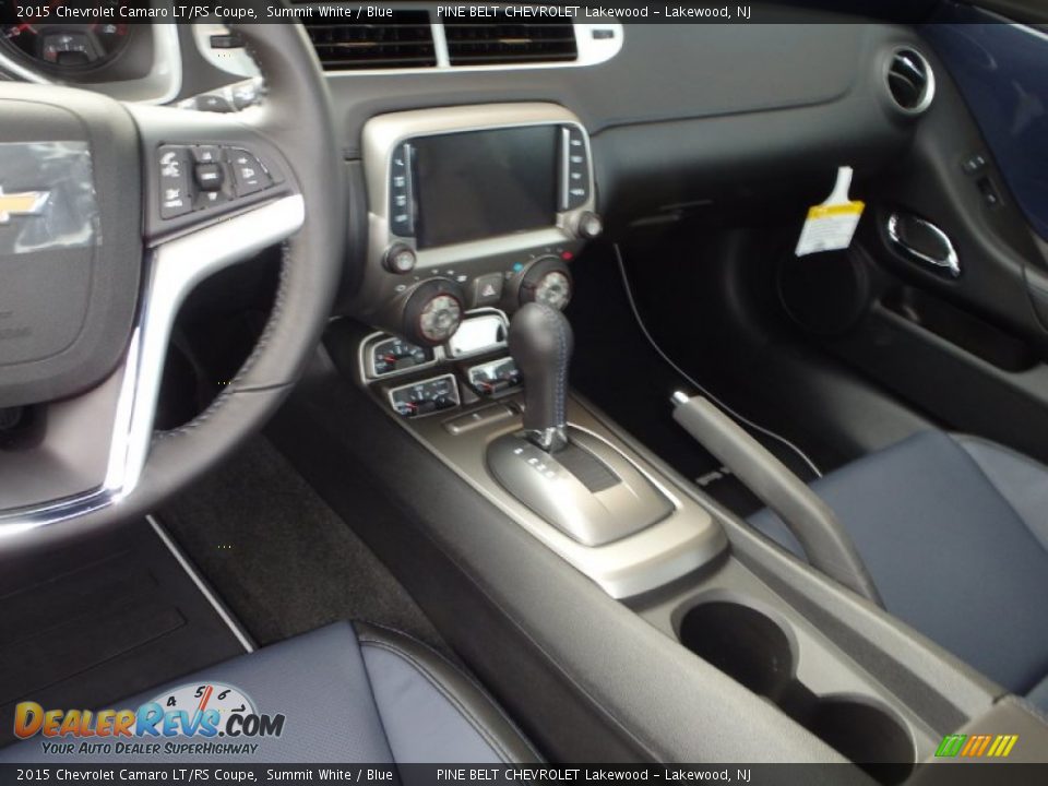 2015 Chevrolet Camaro LT/RS Coupe Summit White / Blue Photo #5