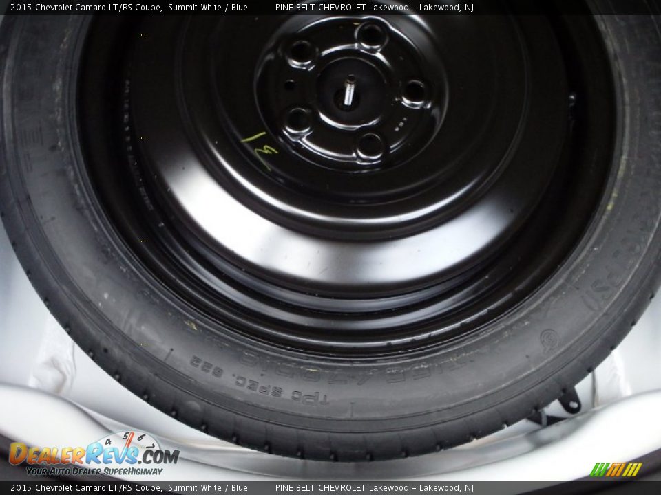 2015 Chevrolet Camaro LT/RS Coupe Summit White / Blue Photo #10