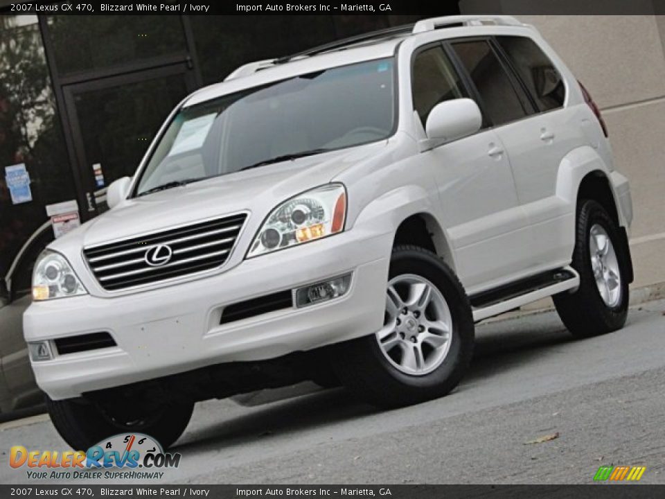2007 Lexus GX 470 Blizzard White Pearl / Ivory Photo #1