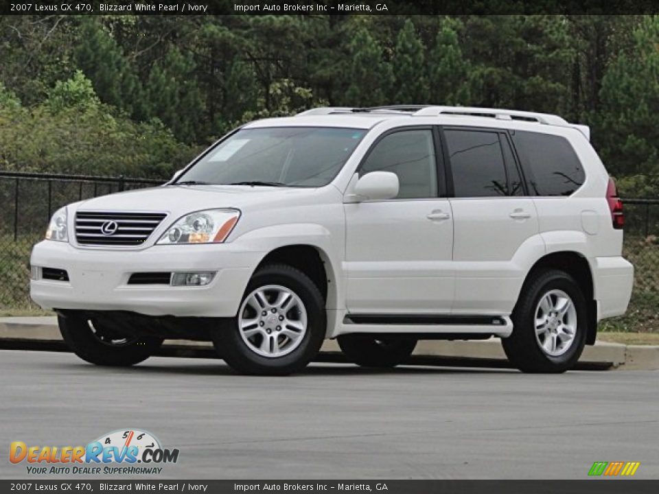 2007 Lexus GX 470 Blizzard White Pearl / Ivory Photo #3
