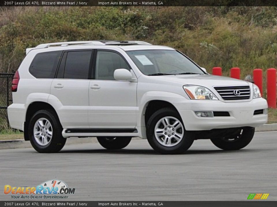 2007 Lexus GX 470 Blizzard White Pearl / Ivory Photo #5
