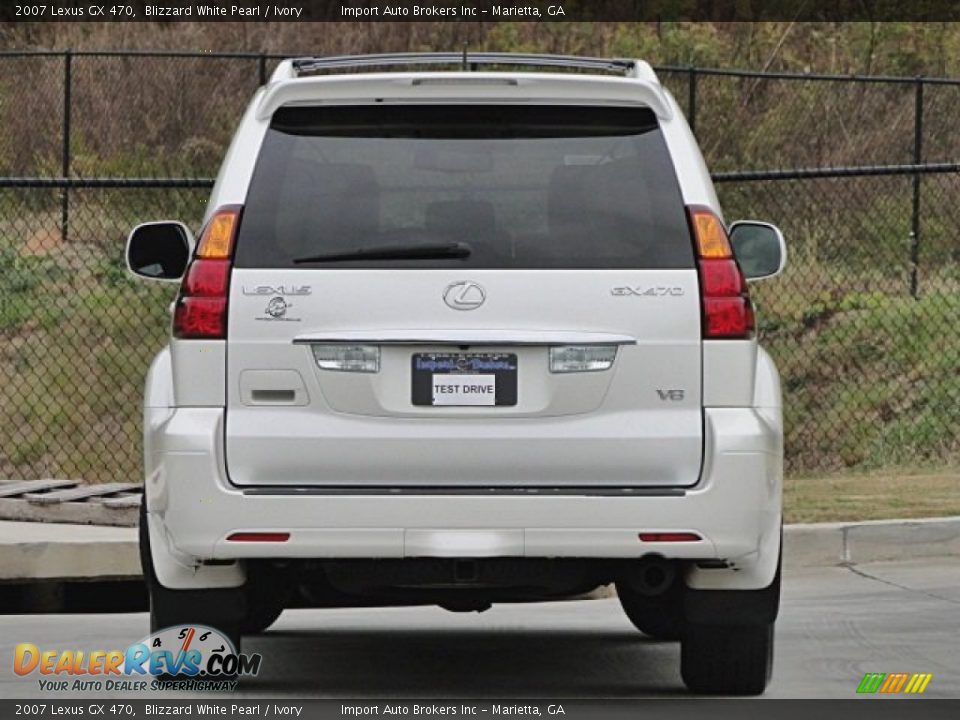 2007 Lexus GX 470 Blizzard White Pearl / Ivory Photo #6