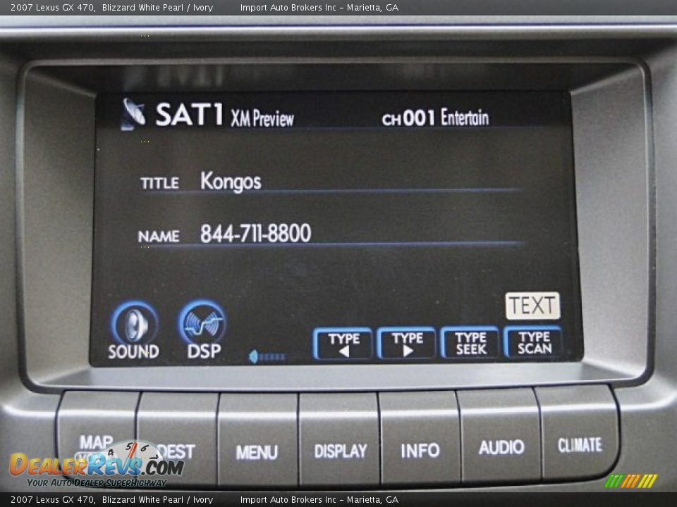 2007 Lexus GX 470 Blizzard White Pearl / Ivory Photo #16