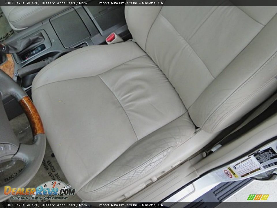 2007 Lexus GX 470 Blizzard White Pearl / Ivory Photo #22