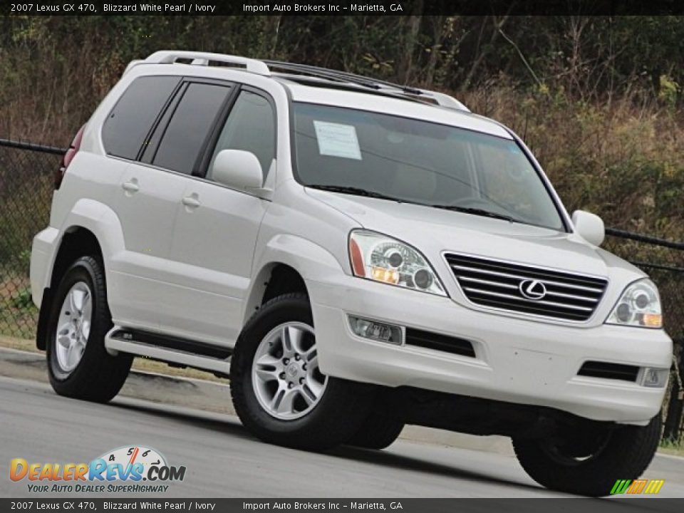 2007 Lexus GX 470 Blizzard White Pearl / Ivory Photo #23