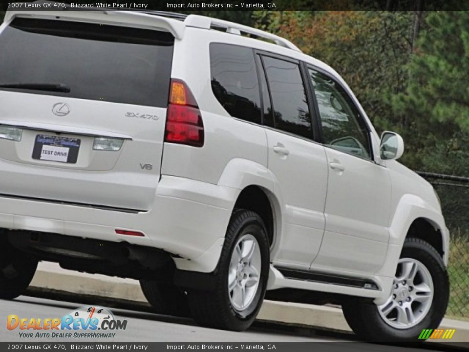 2007 Lexus GX 470 Blizzard White Pearl / Ivory Photo #25
