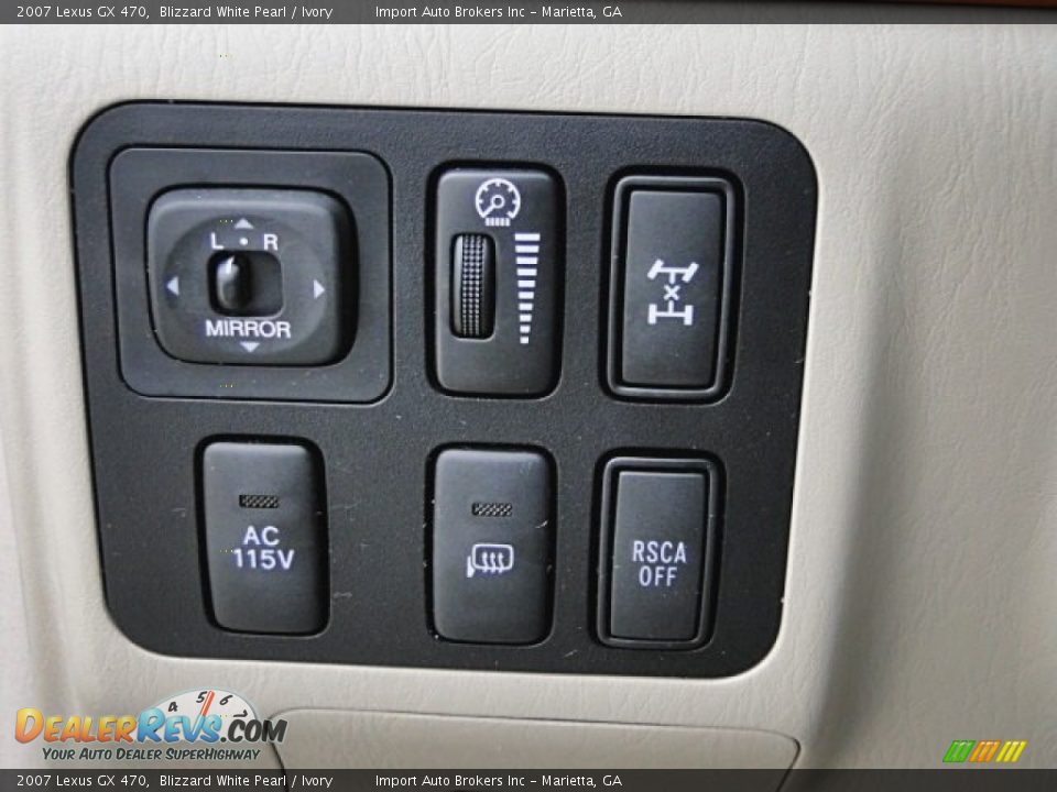 2007 Lexus GX 470 Blizzard White Pearl / Ivory Photo #28