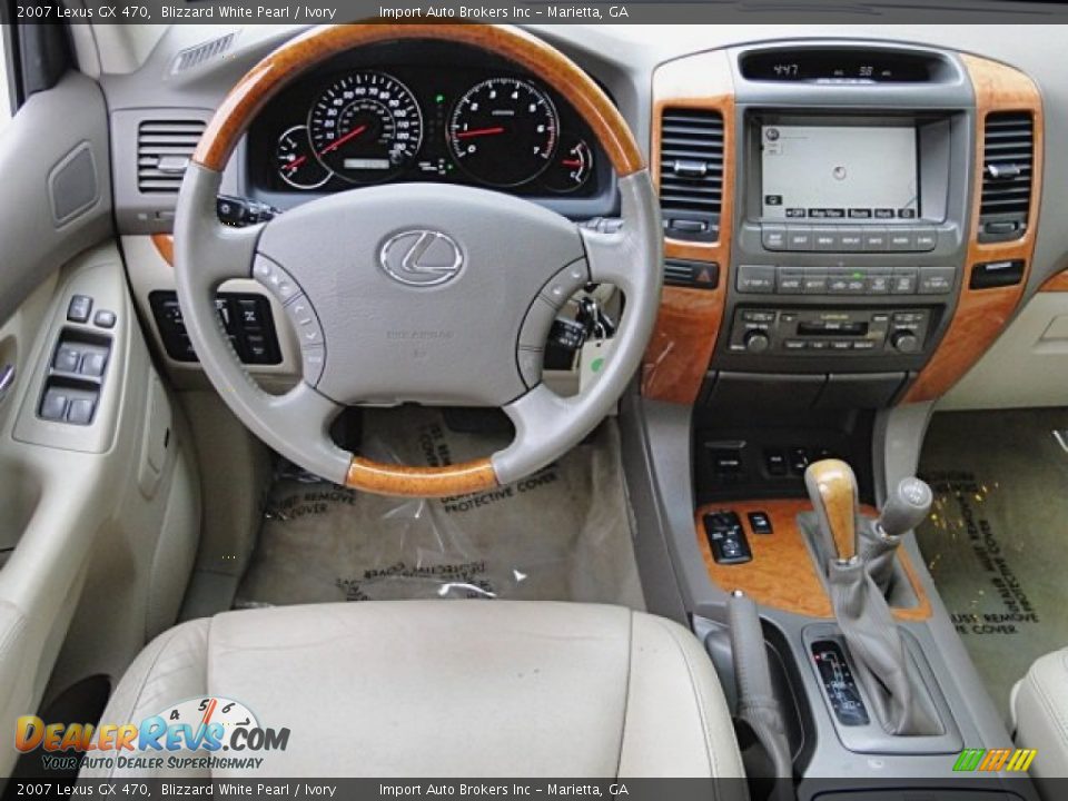 2007 Lexus GX 470 Blizzard White Pearl / Ivory Photo #34