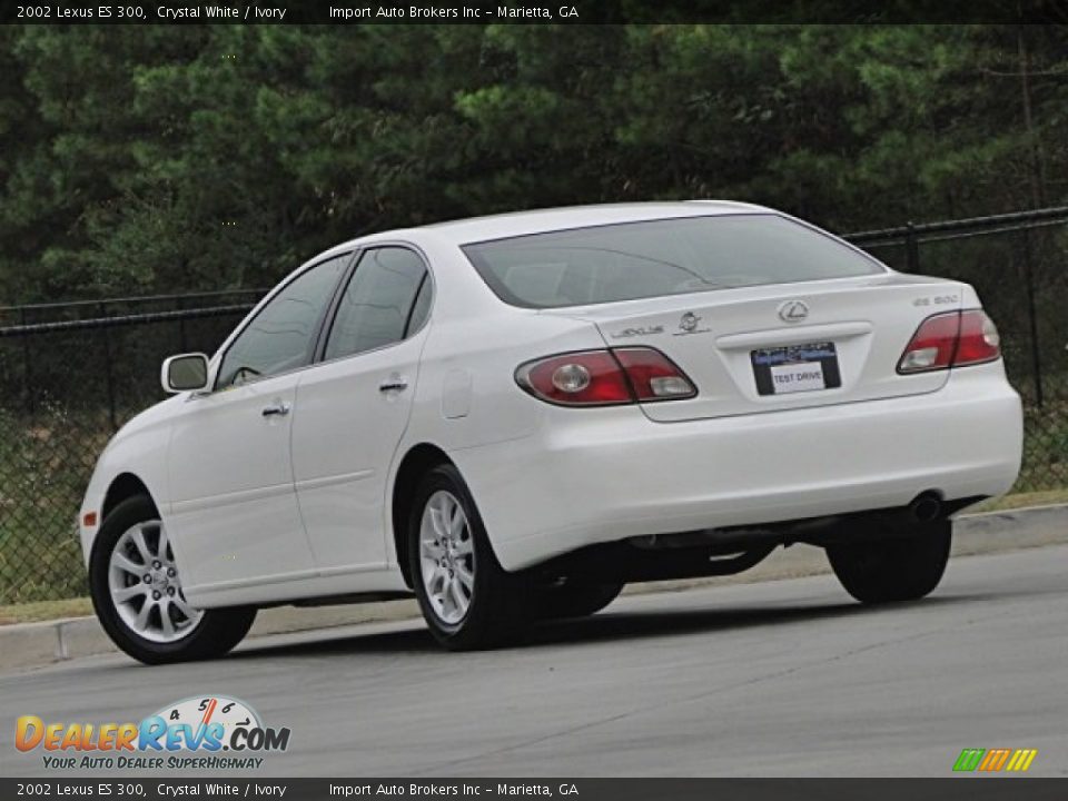 2002 Lexus ES 300 Crystal White / Ivory Photo #33
