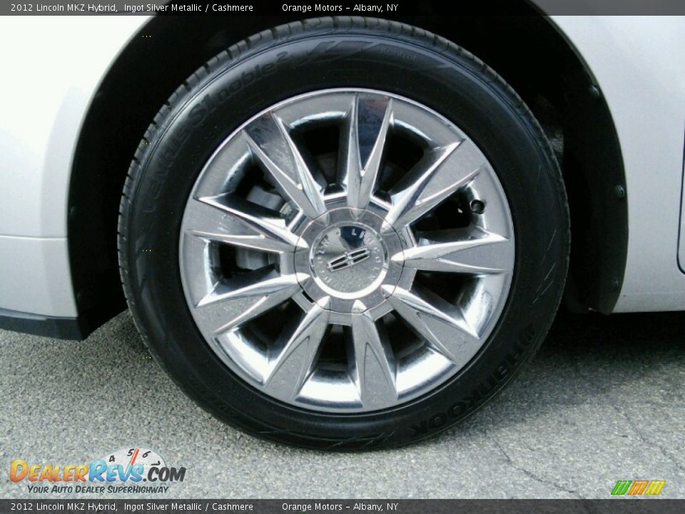 2012 Lincoln MKZ Hybrid Ingot Silver Metallic / Cashmere Photo #6