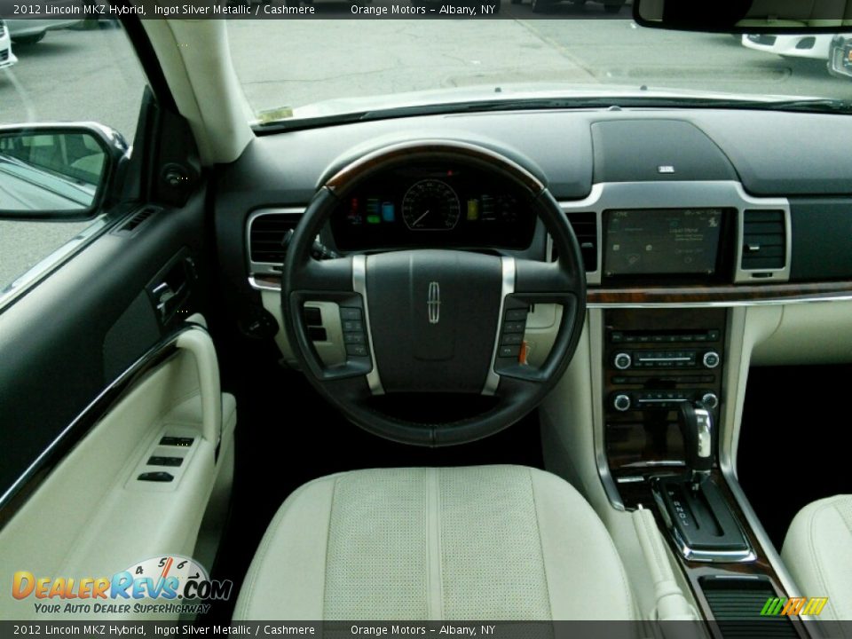 2012 Lincoln MKZ Hybrid Ingot Silver Metallic / Cashmere Photo #7