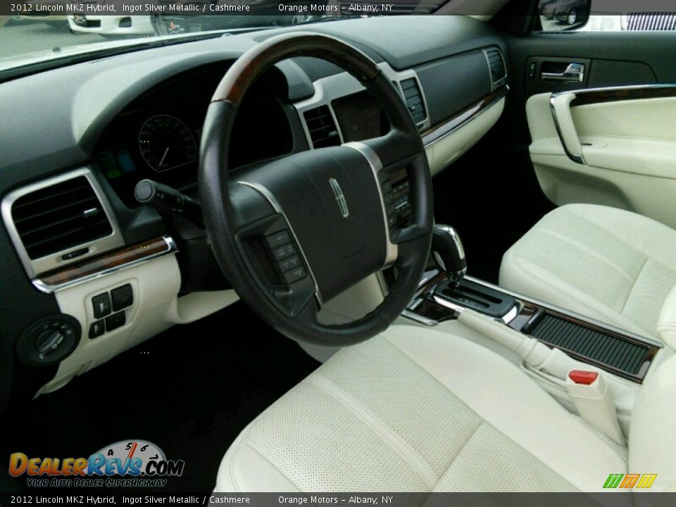 2012 Lincoln MKZ Hybrid Ingot Silver Metallic / Cashmere Photo #9