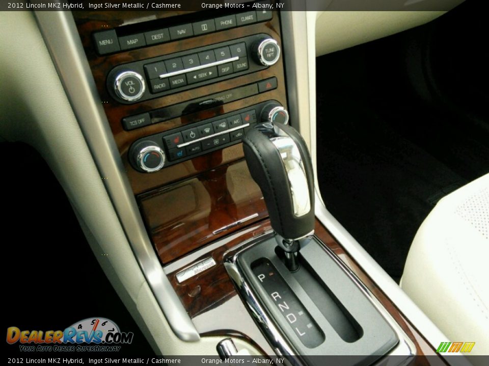 2012 Lincoln MKZ Hybrid Ingot Silver Metallic / Cashmere Photo #12