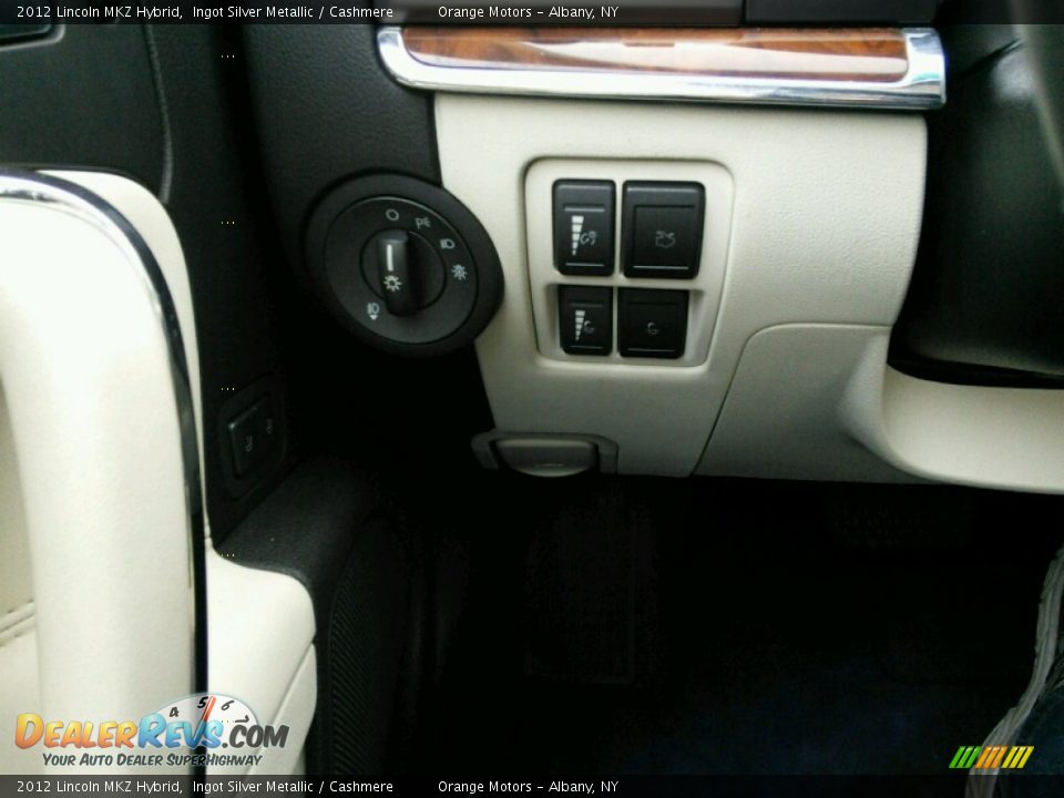 2012 Lincoln MKZ Hybrid Ingot Silver Metallic / Cashmere Photo #14