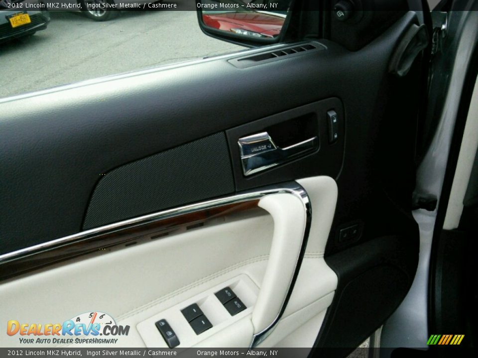 2012 Lincoln MKZ Hybrid Ingot Silver Metallic / Cashmere Photo #15