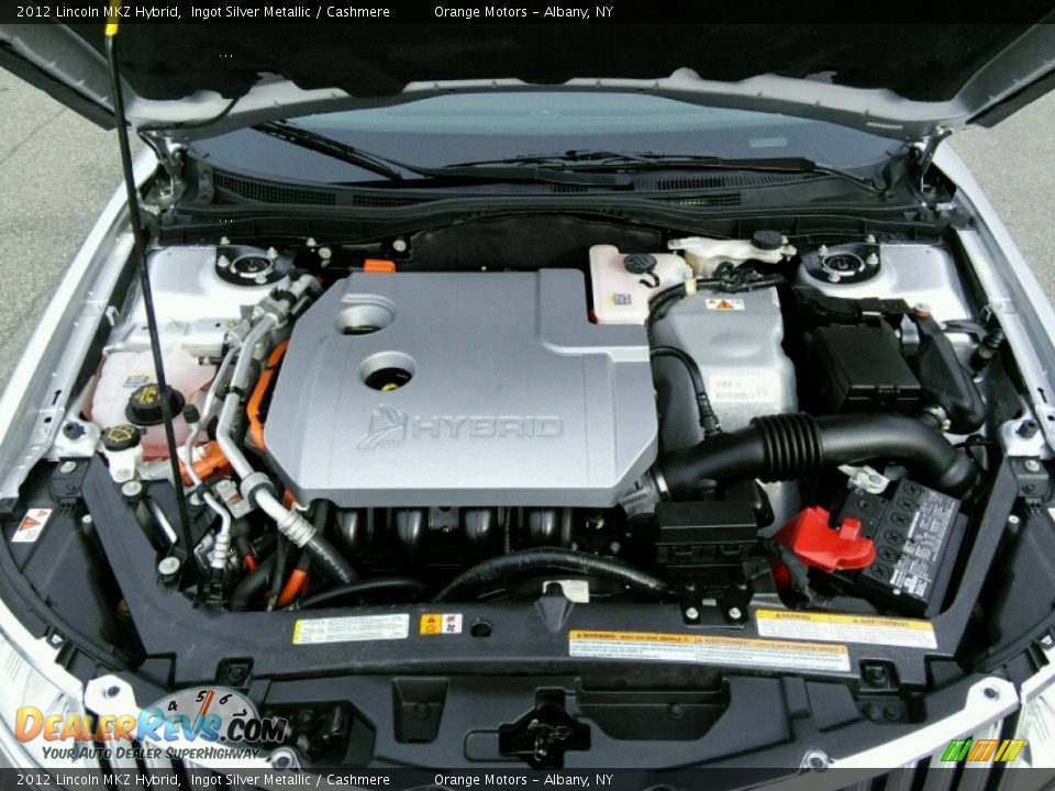 2012 Lincoln MKZ Hybrid Ingot Silver Metallic / Cashmere Photo #21