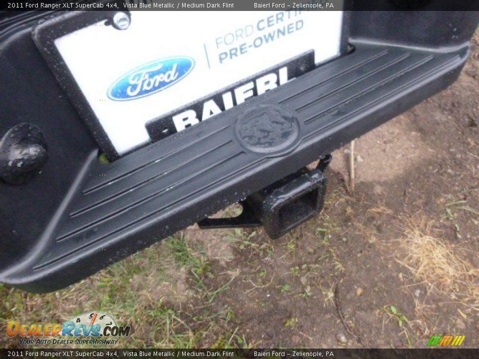 2011 Ford Ranger XLT SuperCab 4x4 Vista Blue Metallic / Medium Dark Flint Photo #6
