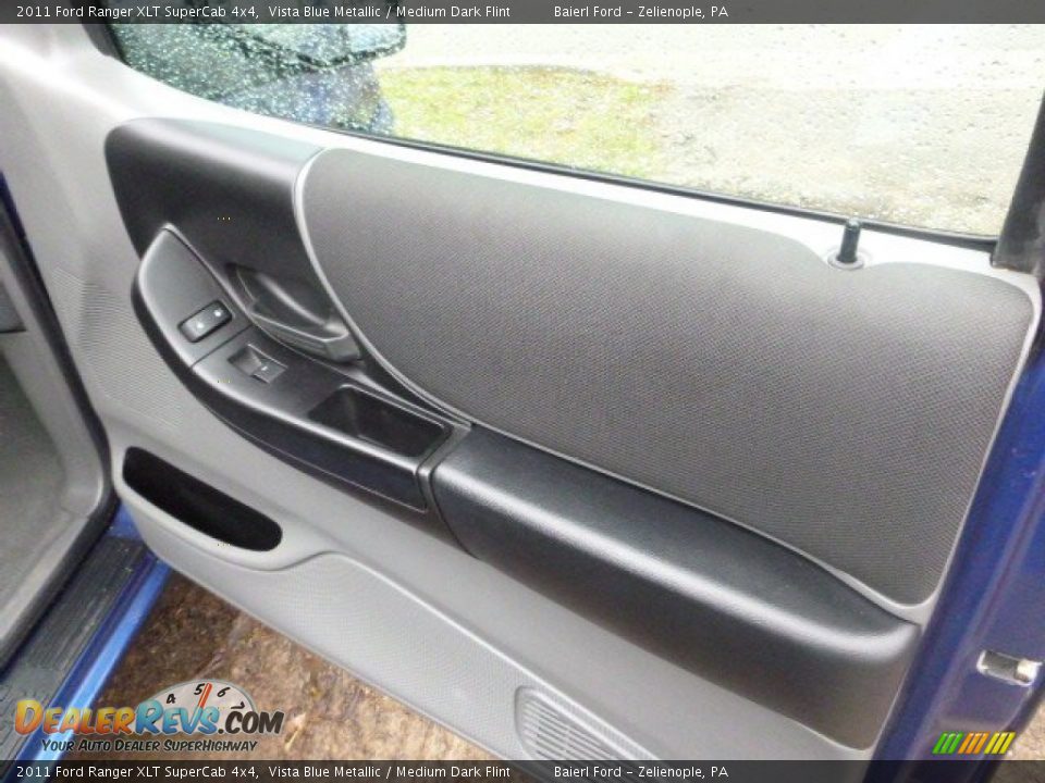 2011 Ford Ranger XLT SuperCab 4x4 Vista Blue Metallic / Medium Dark Flint Photo #12