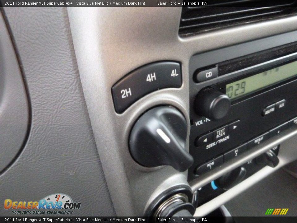 2011 Ford Ranger XLT SuperCab 4x4 Vista Blue Metallic / Medium Dark Flint Photo #16