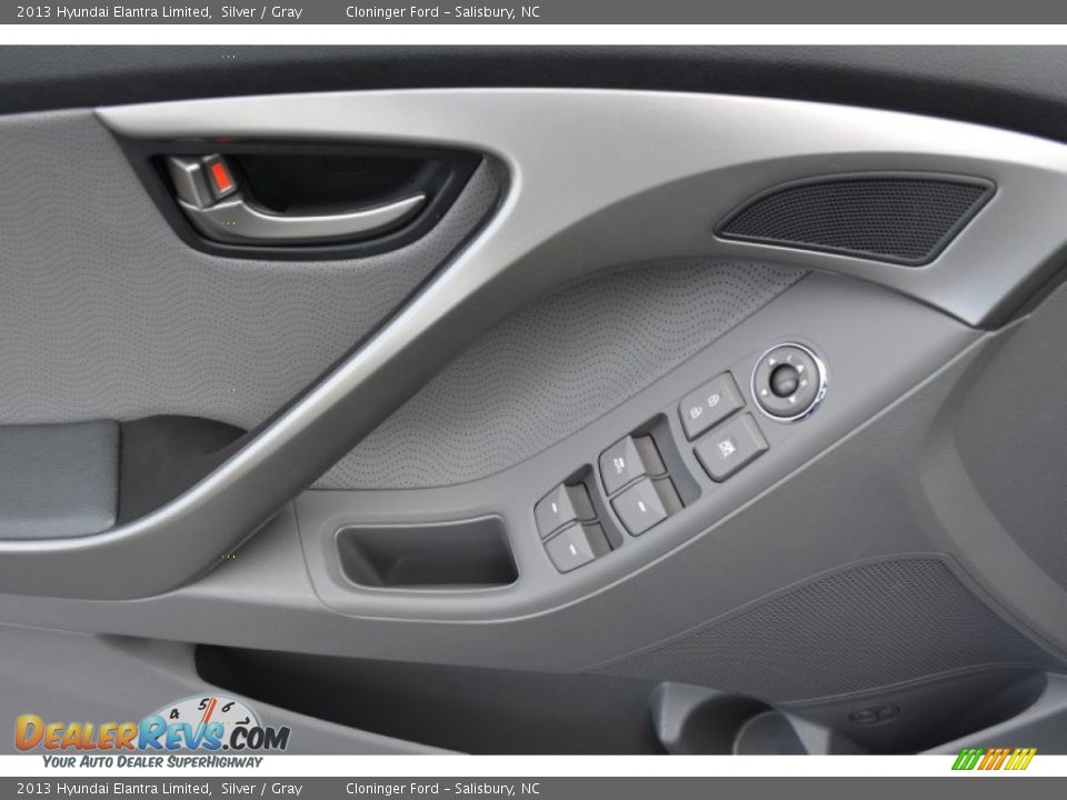 2013 Hyundai Elantra Limited Silver / Gray Photo #8