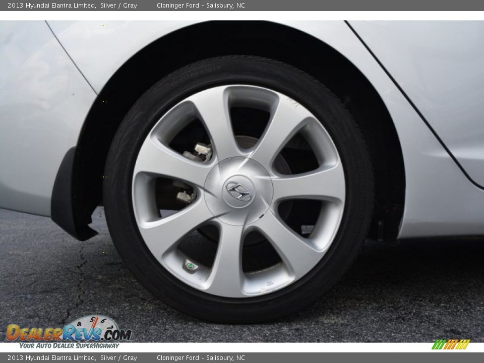 2013 Hyundai Elantra Limited Silver / Gray Photo #17