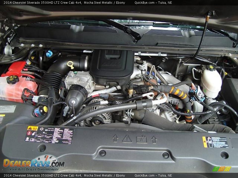 2014 Chevrolet Silverado 3500HD LTZ Crew Cab 4x4 Mocha Steel Metallic / Ebony Photo #7