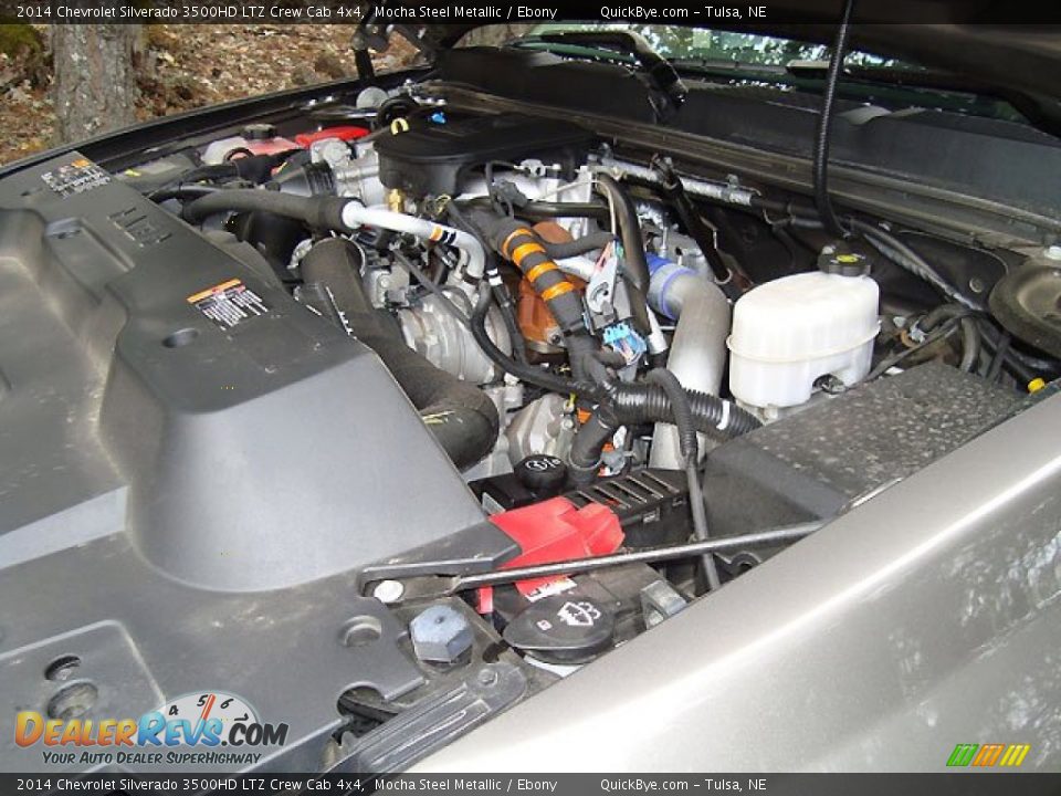 2014 Chevrolet Silverado 3500HD LTZ Crew Cab 4x4 Mocha Steel Metallic / Ebony Photo #8