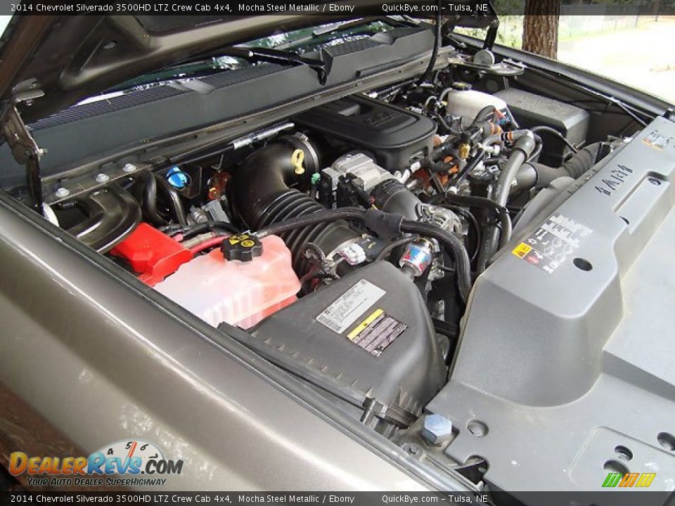 2014 Chevrolet Silverado 3500HD LTZ Crew Cab 4x4 Mocha Steel Metallic / Ebony Photo #9
