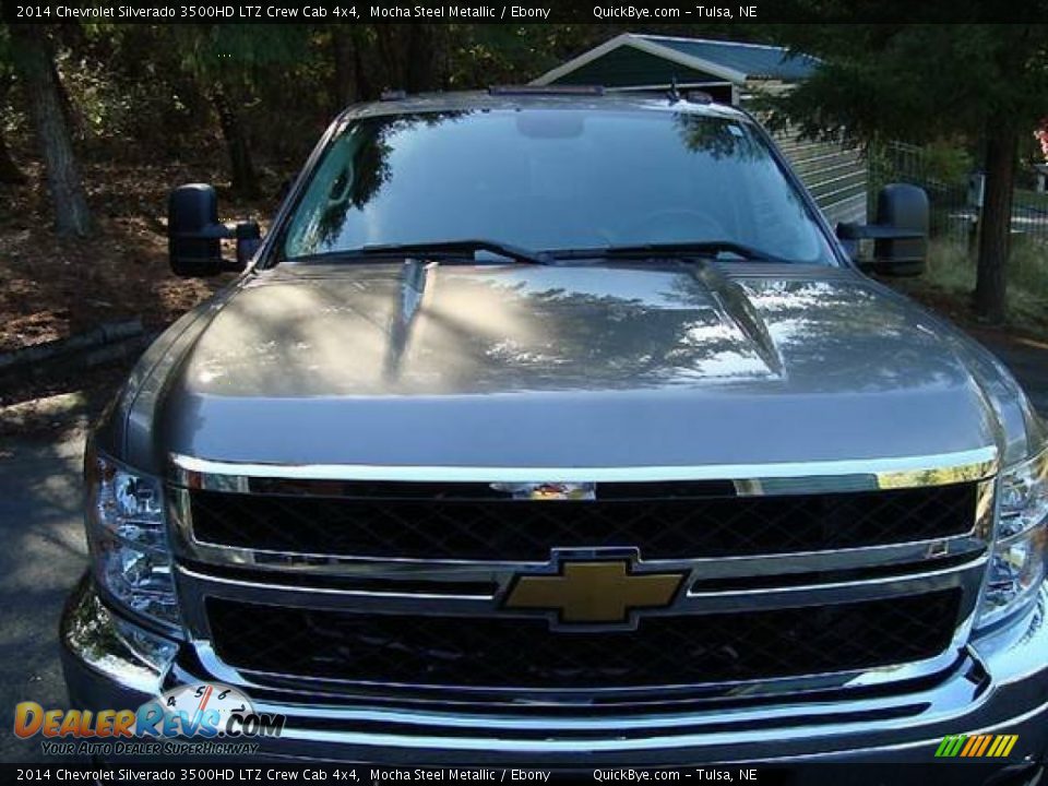 2014 Chevrolet Silverado 3500HD LTZ Crew Cab 4x4 Mocha Steel Metallic / Ebony Photo #11