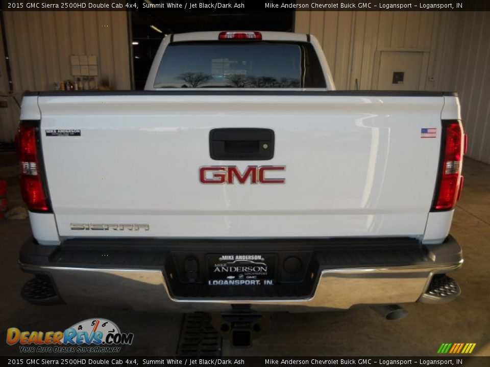 2015 GMC Sierra 2500HD Double Cab 4x4 Summit White / Jet Black/Dark Ash Photo #3
