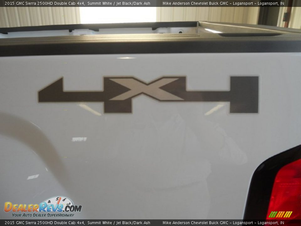 2015 GMC Sierra 2500HD Double Cab 4x4 Summit White / Jet Black/Dark Ash Photo #4