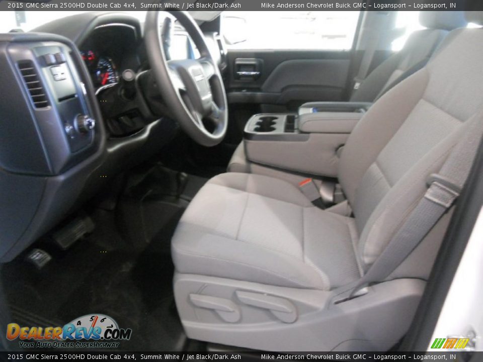 2015 GMC Sierra 2500HD Double Cab 4x4 Summit White / Jet Black/Dark Ash Photo #6