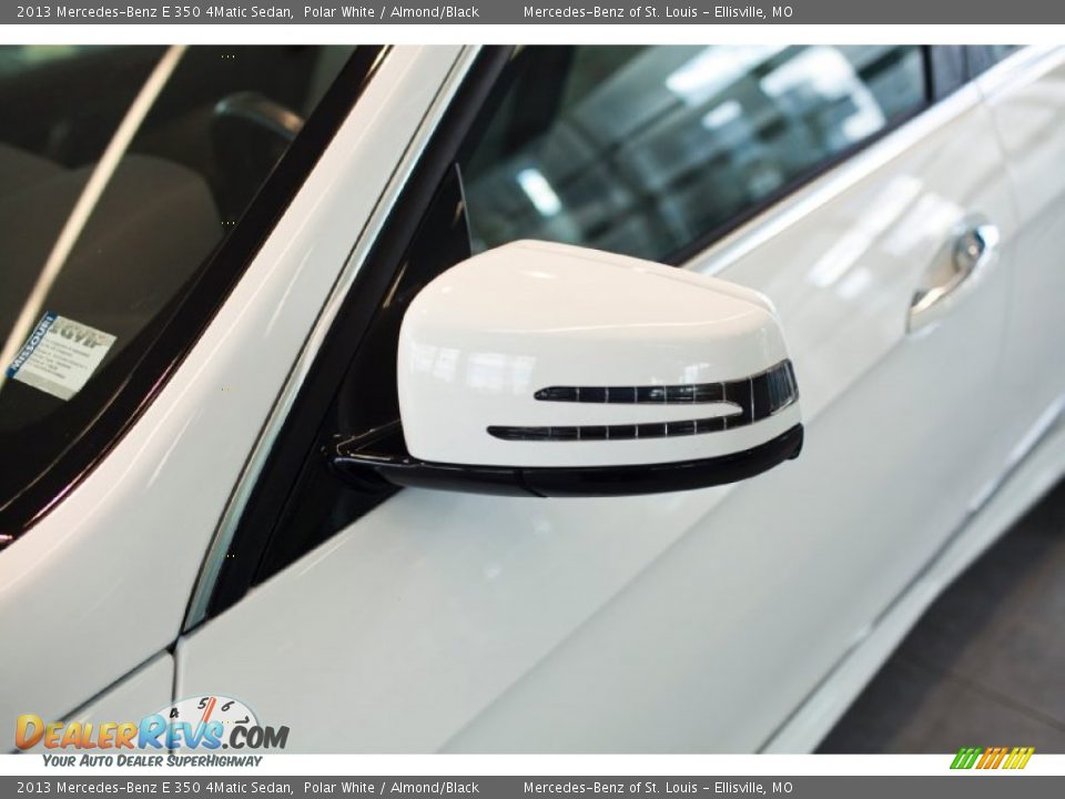 2013 Mercedes-Benz E 350 4Matic Sedan Polar White / Almond/Black Photo #13