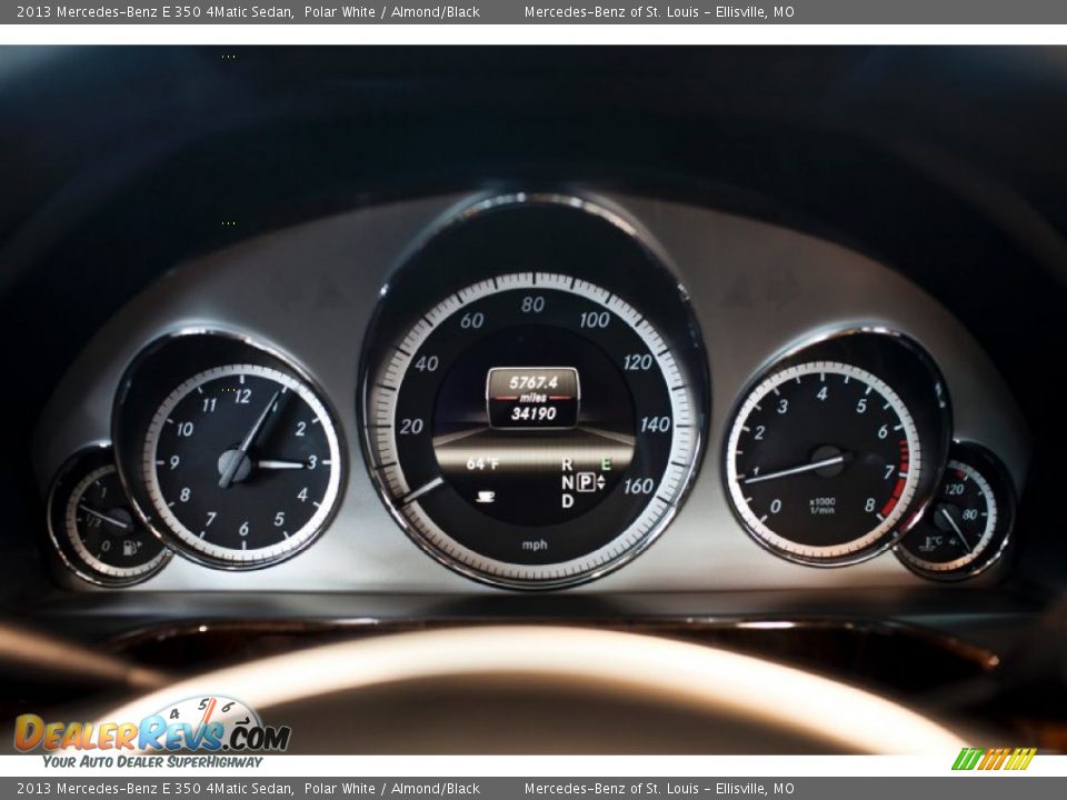2013 Mercedes-Benz E 350 4Matic Sedan Polar White / Almond/Black Photo #25