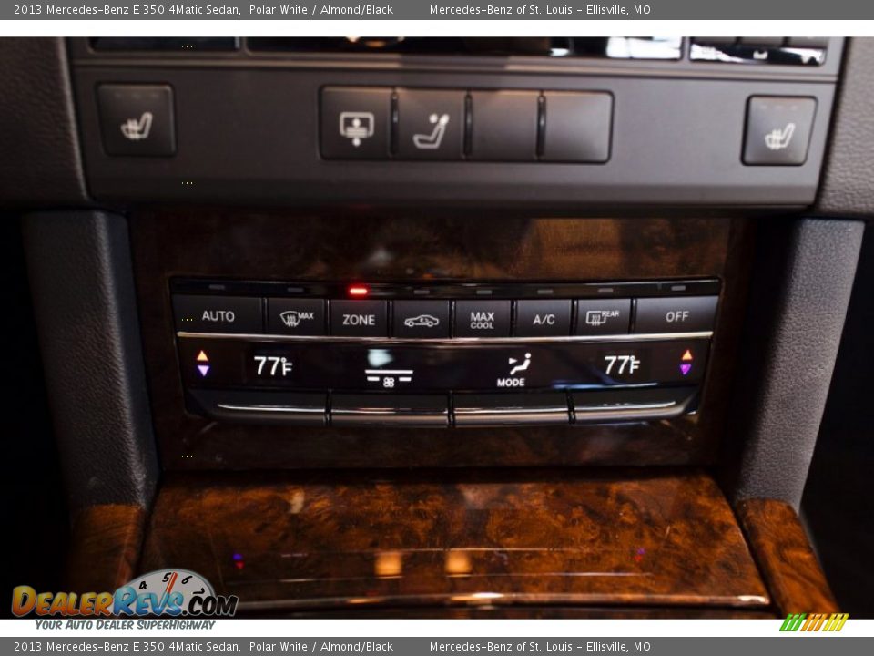 2013 Mercedes-Benz E 350 4Matic Sedan Polar White / Almond/Black Photo #30