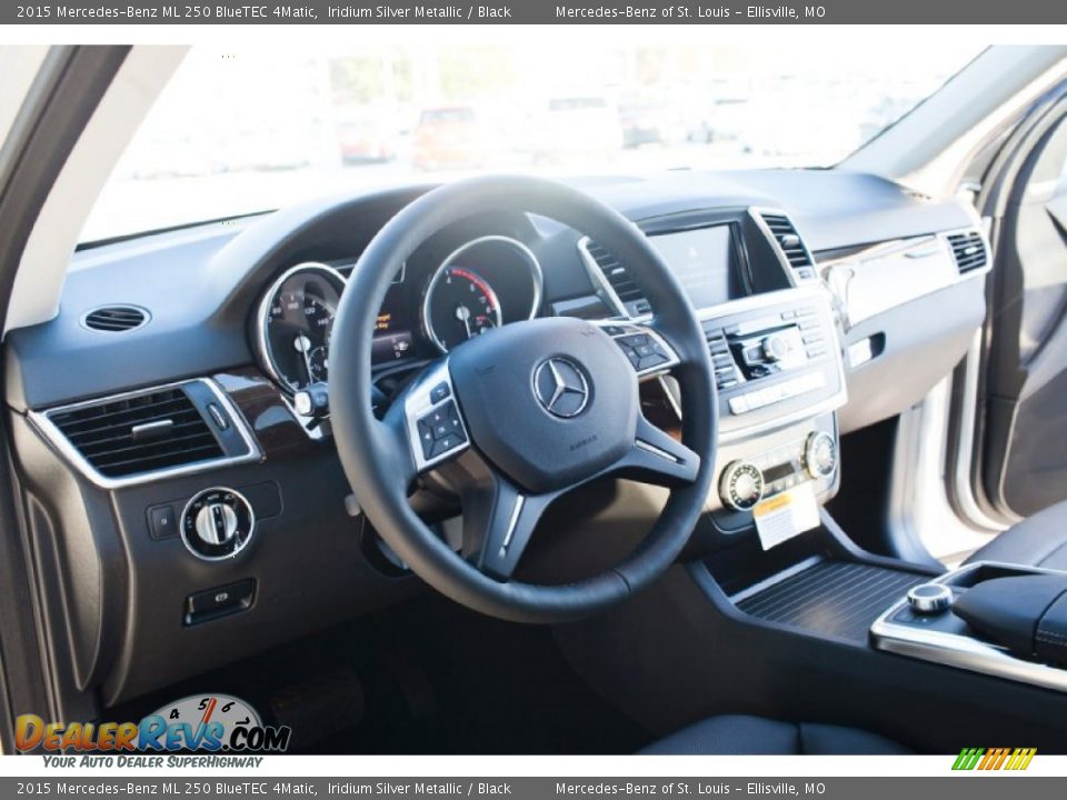 2015 Mercedes-Benz ML 250 BlueTEC 4Matic Iridium Silver Metallic / Black Photo #12