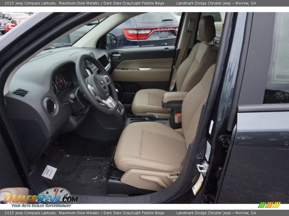 Front Seat of 2015 Jeep Compass Latitude Photo #6