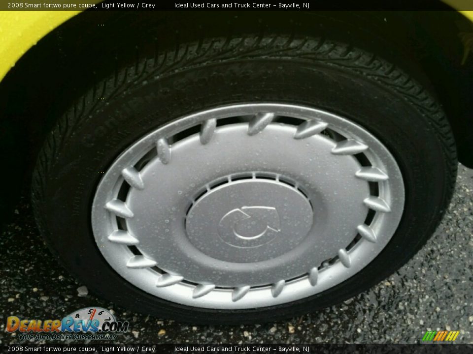 2008 Smart fortwo pure coupe Light Yellow / Grey Photo #14