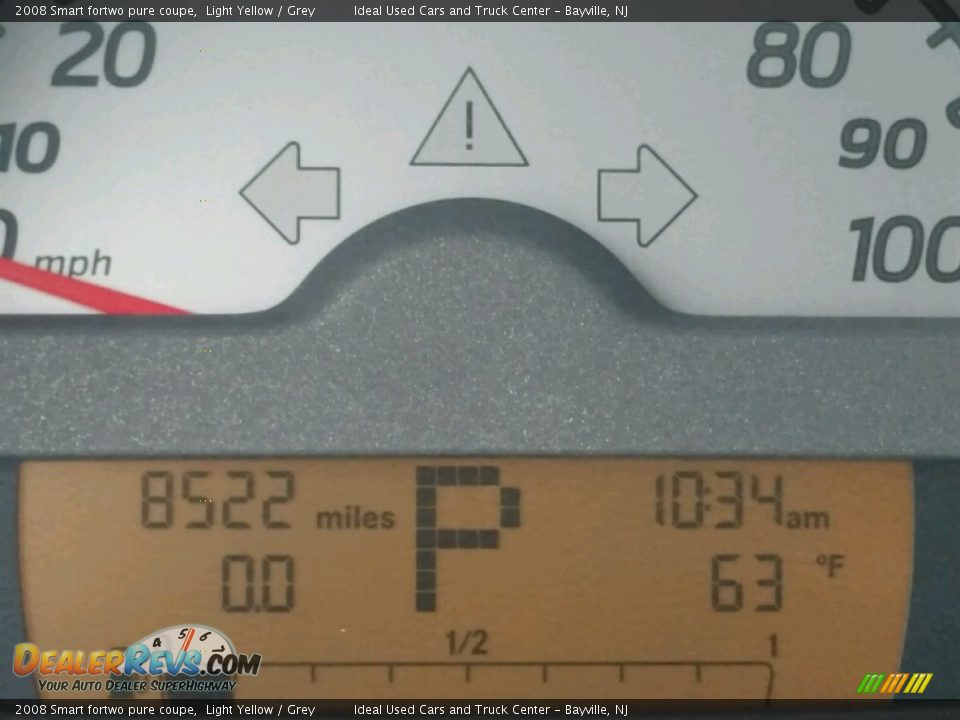 2008 Smart fortwo pure coupe Light Yellow / Grey Photo #21