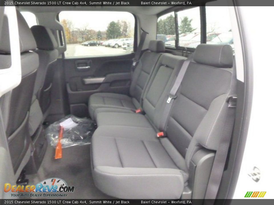 Rear Seat of 2015 Chevrolet Silverado 1500 LT Crew Cab 4x4 Photo #11