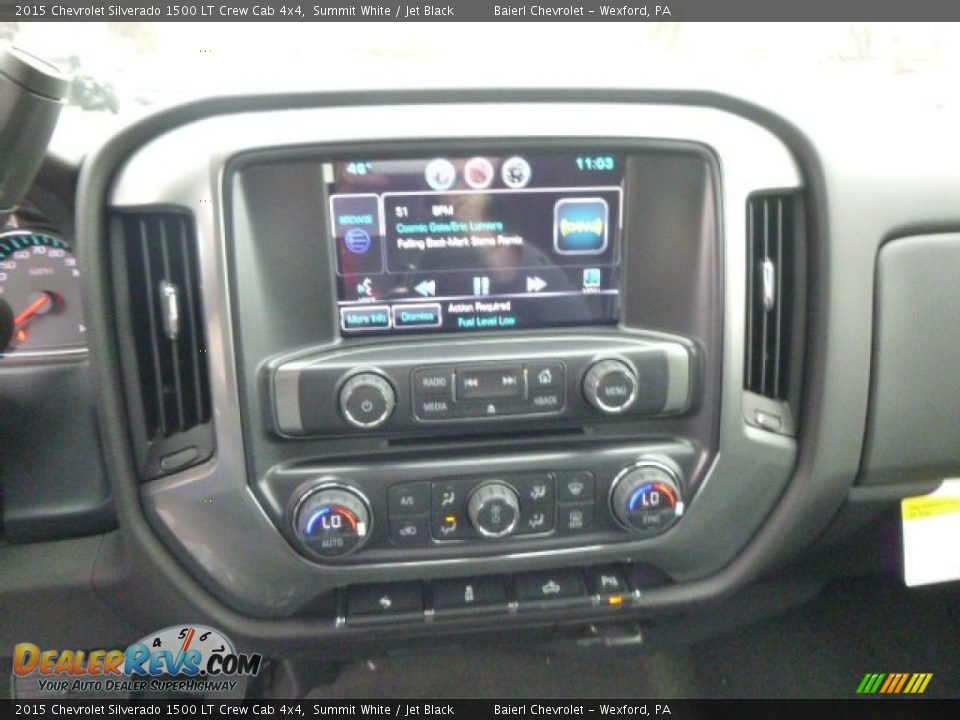 2015 Chevrolet Silverado 1500 LT Crew Cab 4x4 Summit White / Jet Black Photo #16