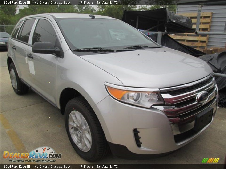 2014 Ford Edge SE Ingot Silver / Charcoal Black Photo #1